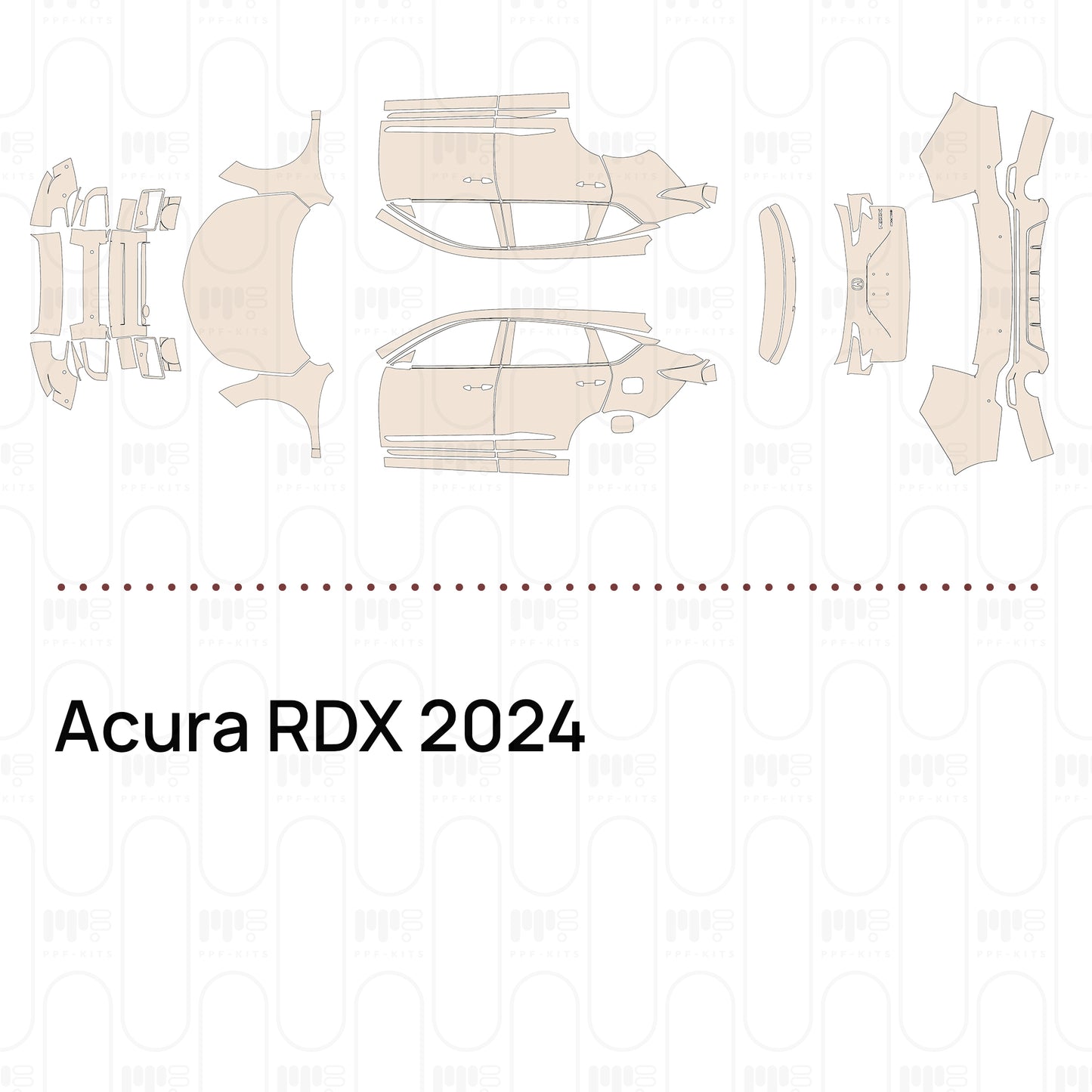 Pre-Cut PPF Acura RDX 2024