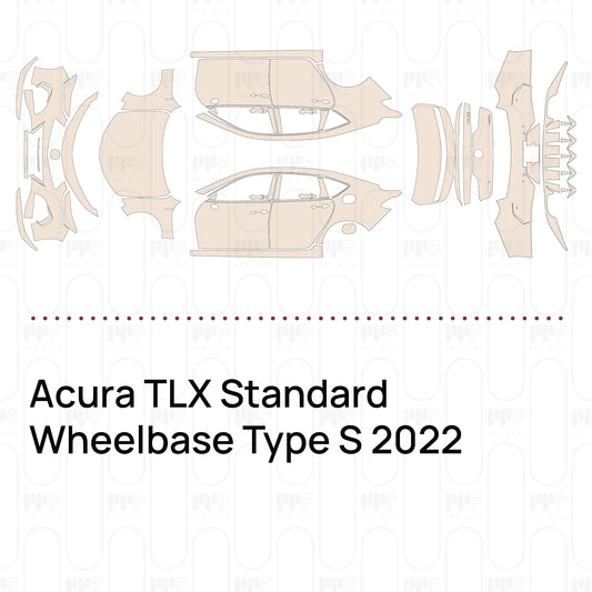 Pre-Cut PPF Acura TLX Standard Wheelbase Type S 2022