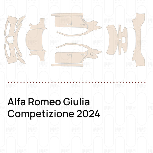 Pre-Cut PPF Alfa Romeo Giulia Competizione 2024