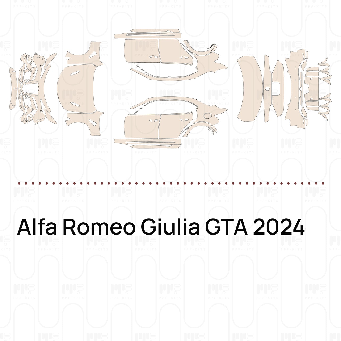 Pre-Cut PPF Alfa Romeo Giulia GTA 2024