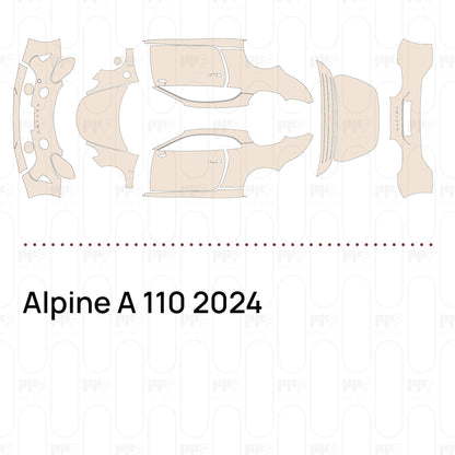 Pre-Cut PPF Alpine A 110 2024