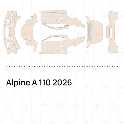 Pre-Cut PPF Alpine A 110 2026