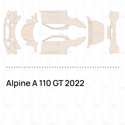 Pre-Cut PPF Alpine A 110 GT 2022