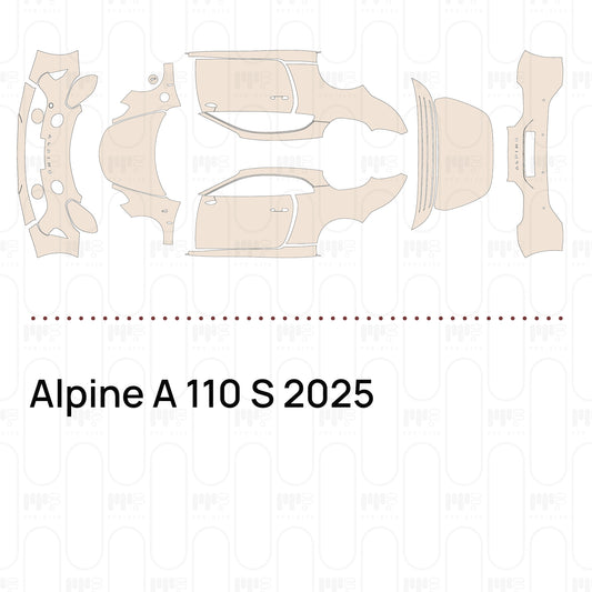 Pre-Cut PPF Alpine A 110 S 2025