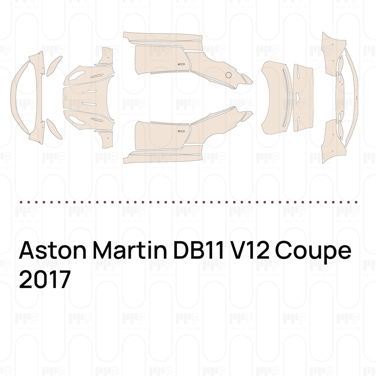 Pre-Cut PPF Aston Martin DB11 V12 Coupe 2017