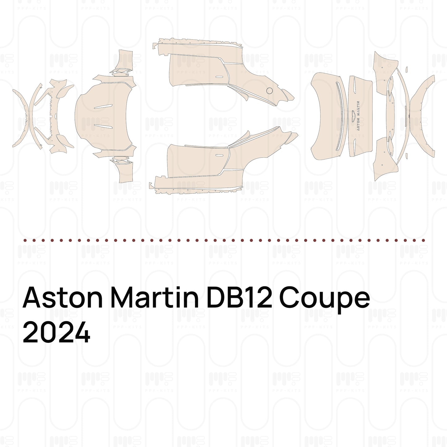 Pre-Cut PPF Aston Martin DB12 Coupe 2024