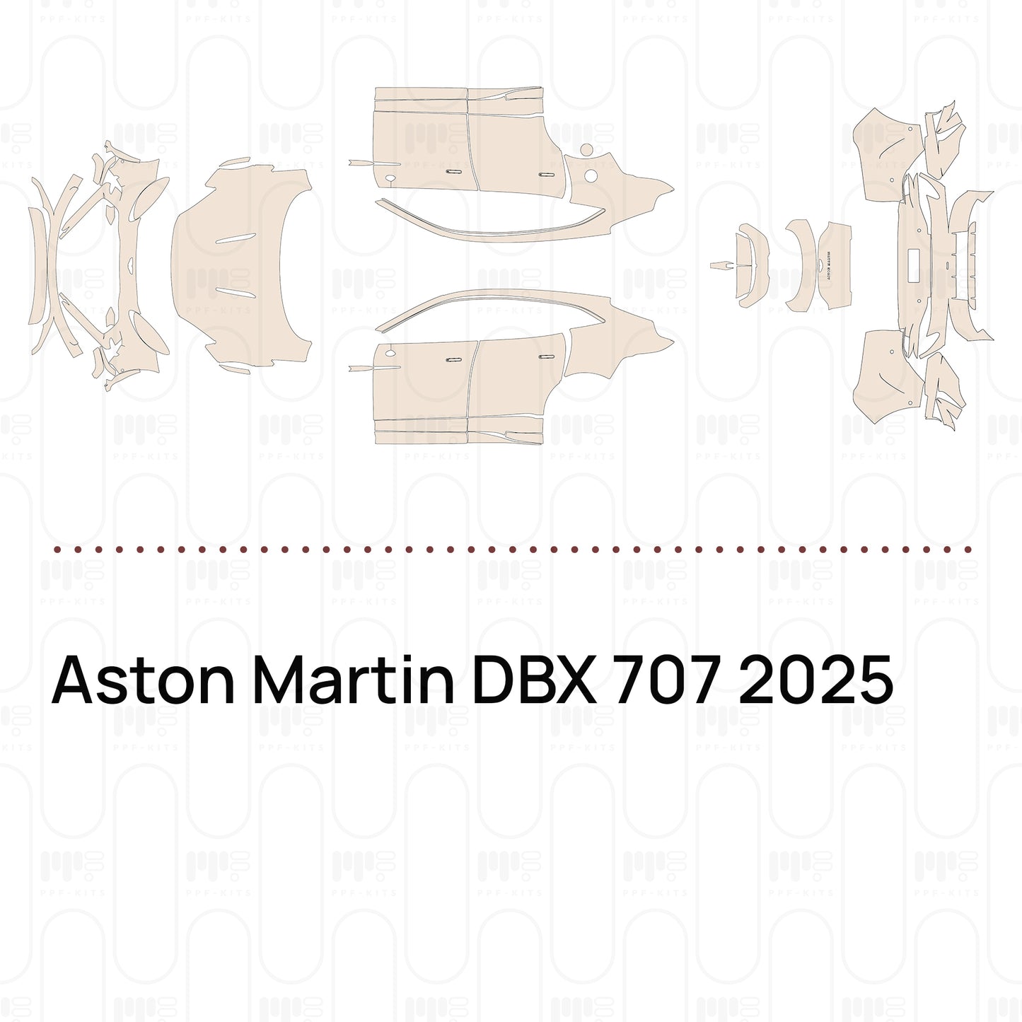 Pre-Cut PPF Aston Martin DBX 707 2025