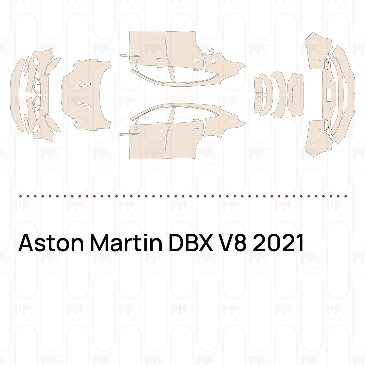 Pre-Cut PPF Aston Martin DBX V8 2021