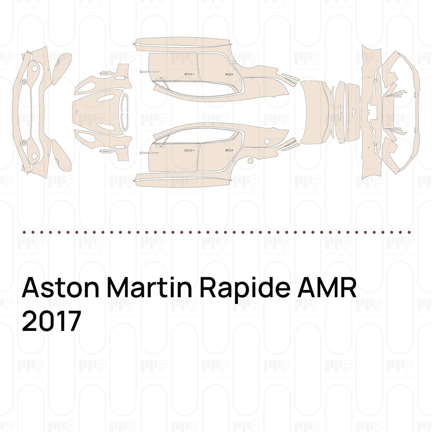 Pre-Cut PPF Aston Martin Rapide AMR 2017