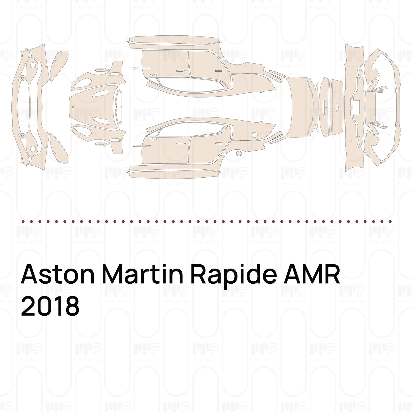 Pre-Cut PPF Aston Martin Rapide AMR 2018