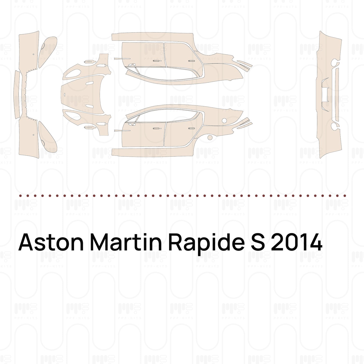Pre-Cut PPF Aston Martin Rapide S 2014