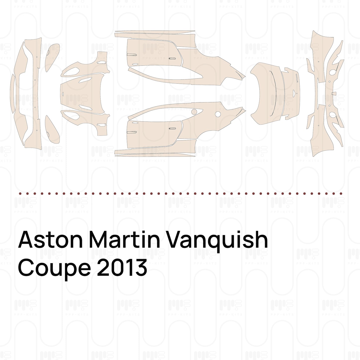 Pre-Cut PPF Aston Martin Vanquish Coupe 2013