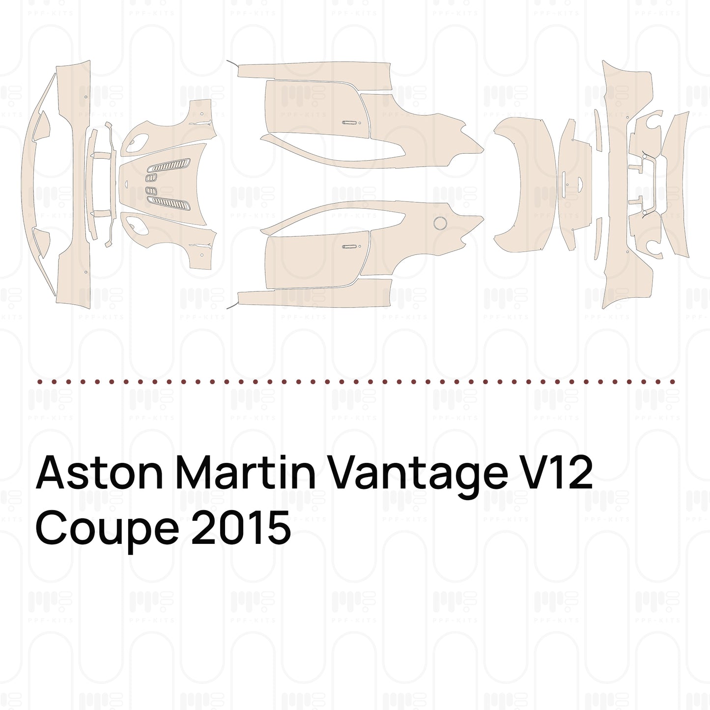 Pre-Cut PPF Aston Martin Vantage V12 Coupe 2015