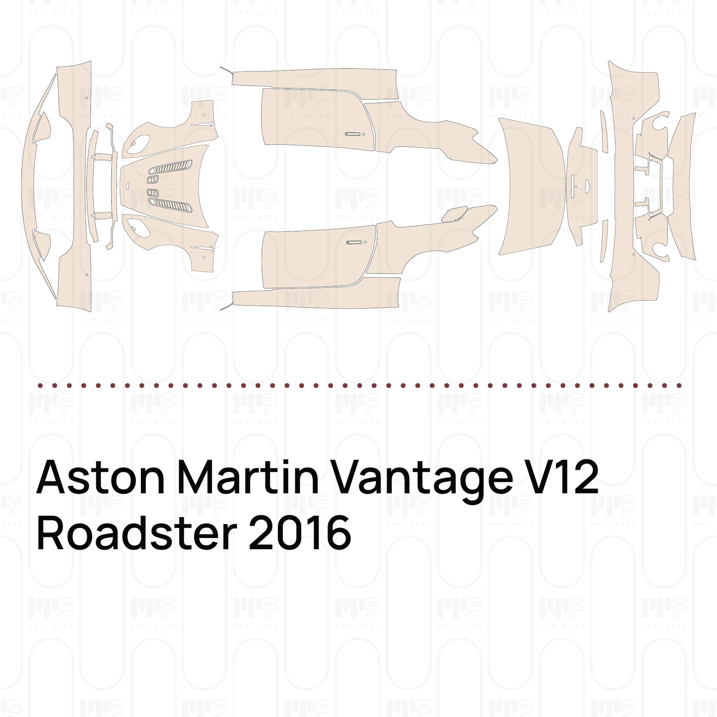 Pre-Cut PPF Aston Martin Vantage V12 Roadster 2016