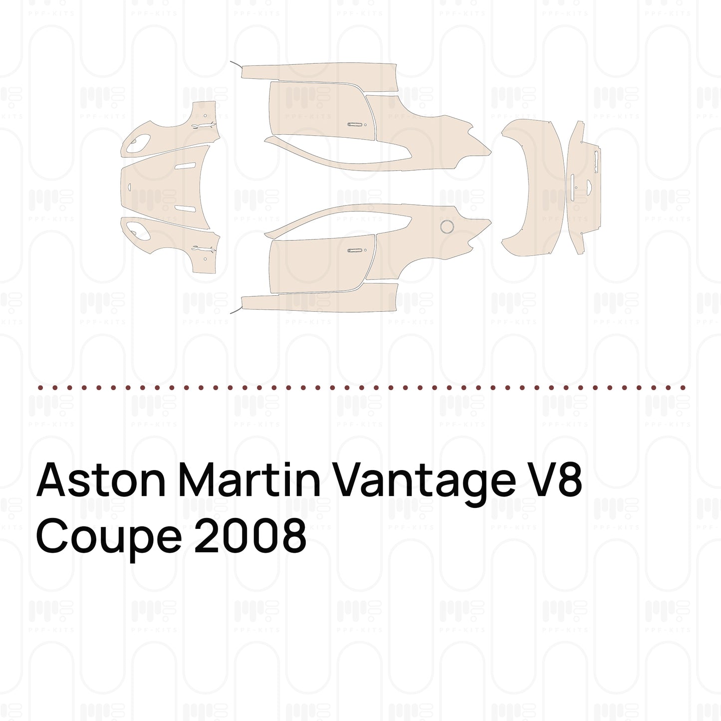 Pre-Cut PPF Aston Martin Vantage V8 Coupe 2008