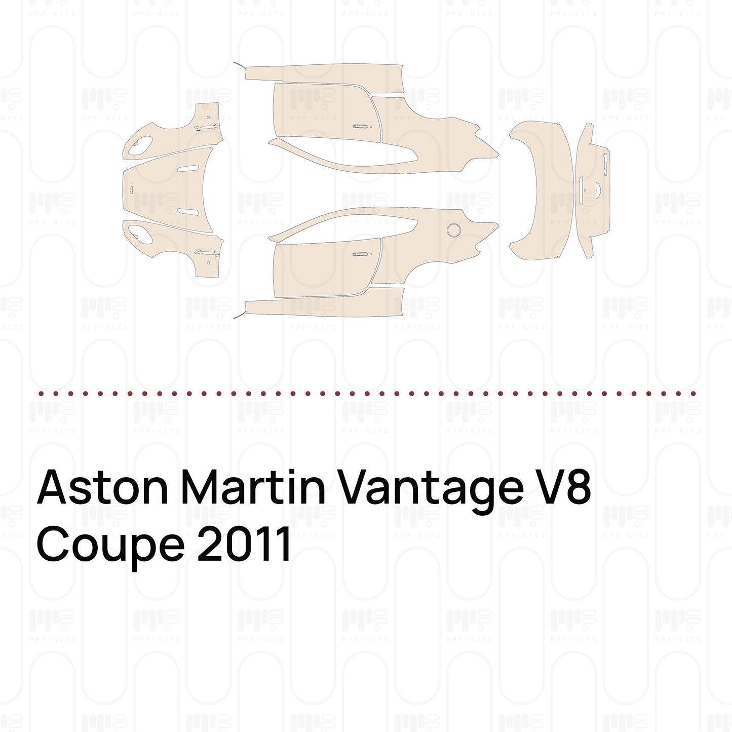 Pre-Cut PPF Aston Martin Vantage V8 Coupe 2011