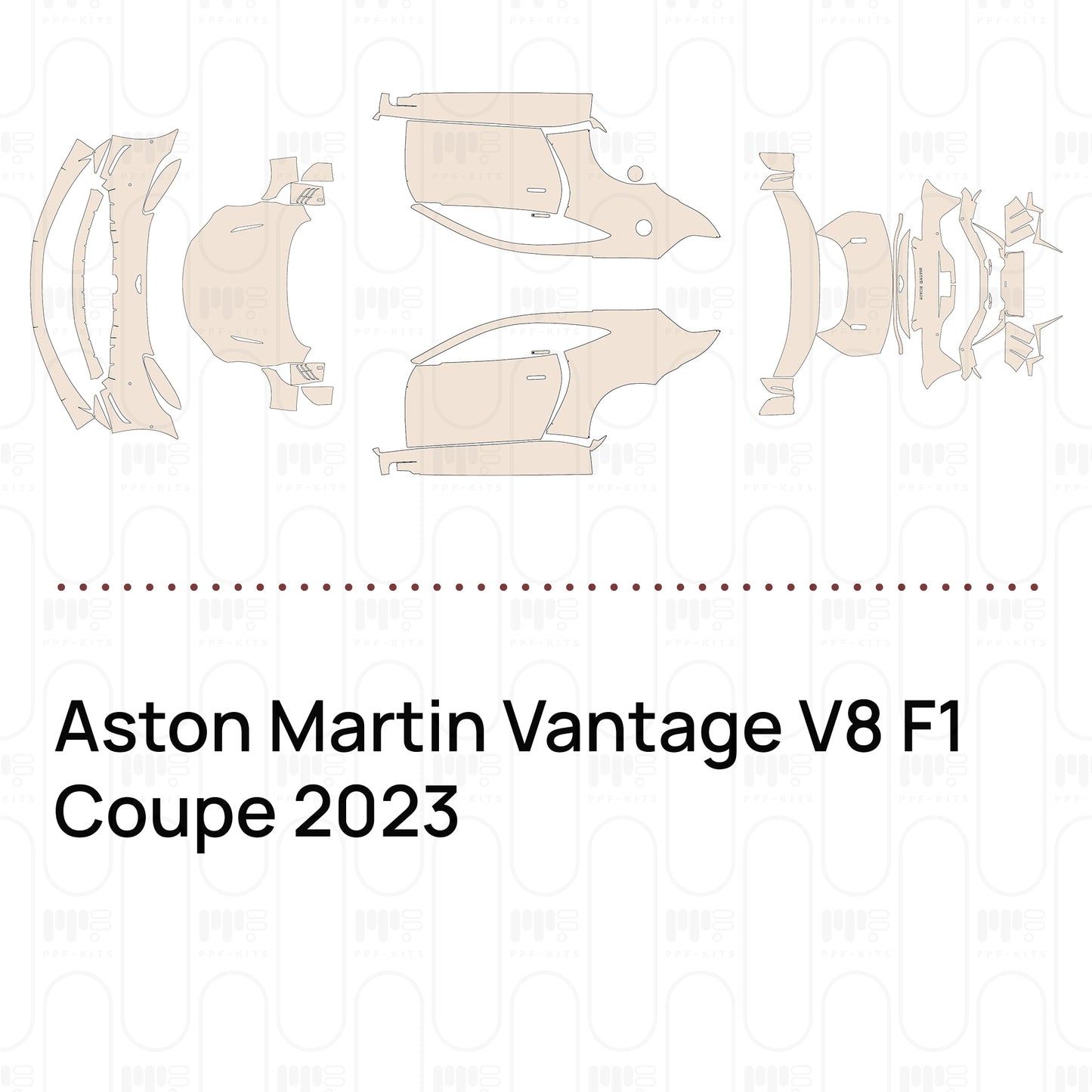 Pre-Cut PPF Aston Martin Vantage V8 F1 Coupe 2023