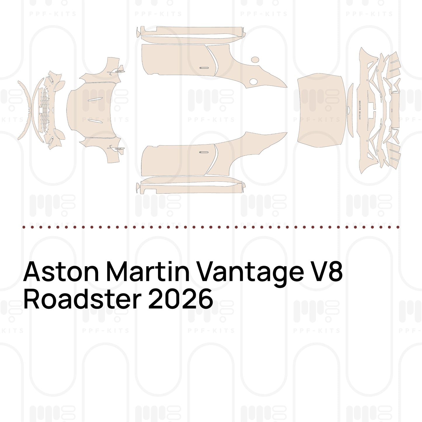 Pre-Cut PPF Aston Martin Vantage V8 Roadster 2026