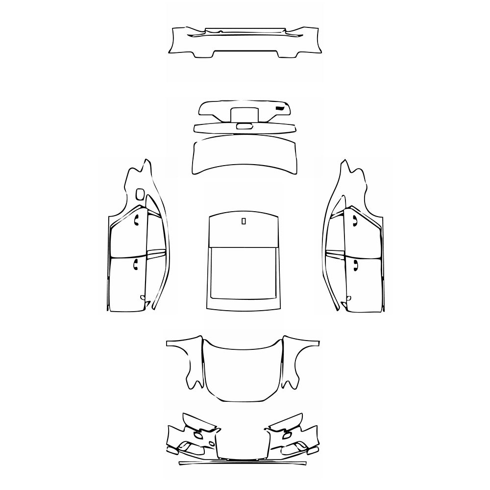 Pre-Cut PPF Audi A3 Limousine Base 2018 - PPF-Kits
