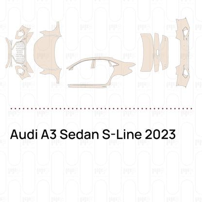 Pre-Cut PPF Audi A3 Sedan S-Line 2023
