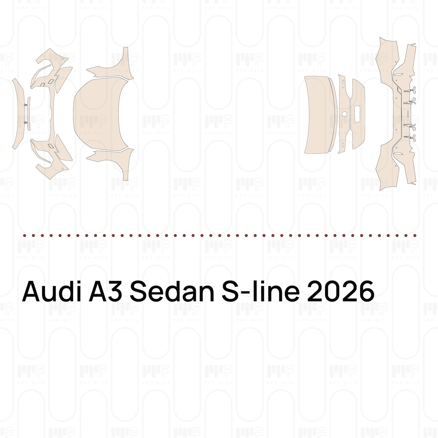 Pre-Cut PPF Audi A3 Sedan S-line 2026