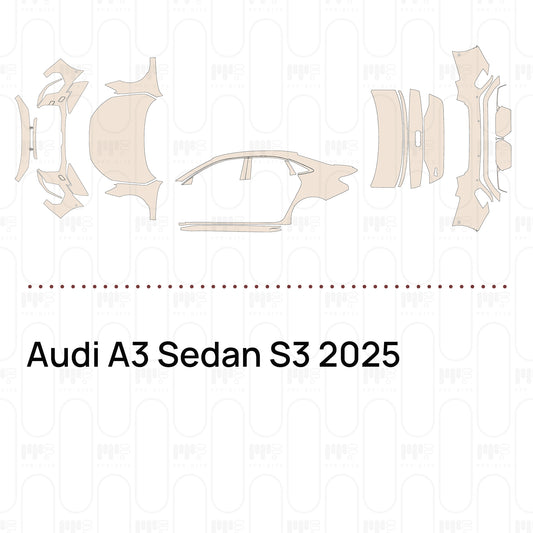 Pre-Cut PPF Audi A3 Sedan S3 2025