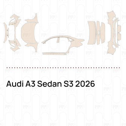 Pre-Cut PPF Audi A3 Sedan S3 2026