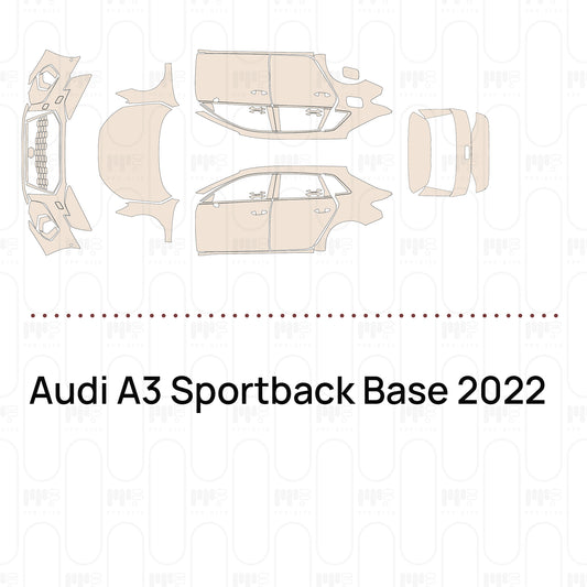 Pre-Cut PPF Audi A3 Sportback Base 2022