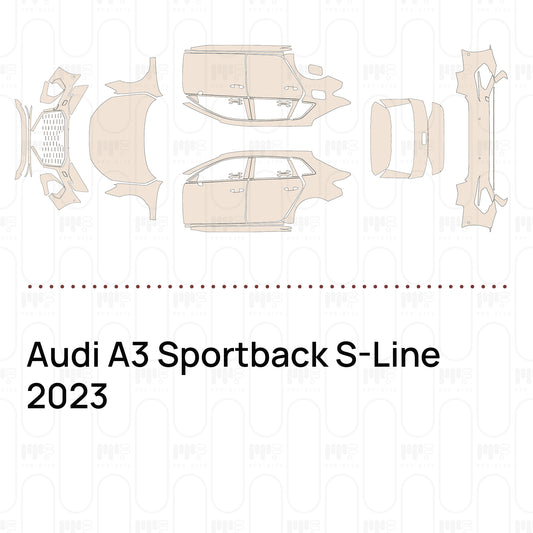 Pre-Cut PPF Audi A3 Sportback S-Line 2023