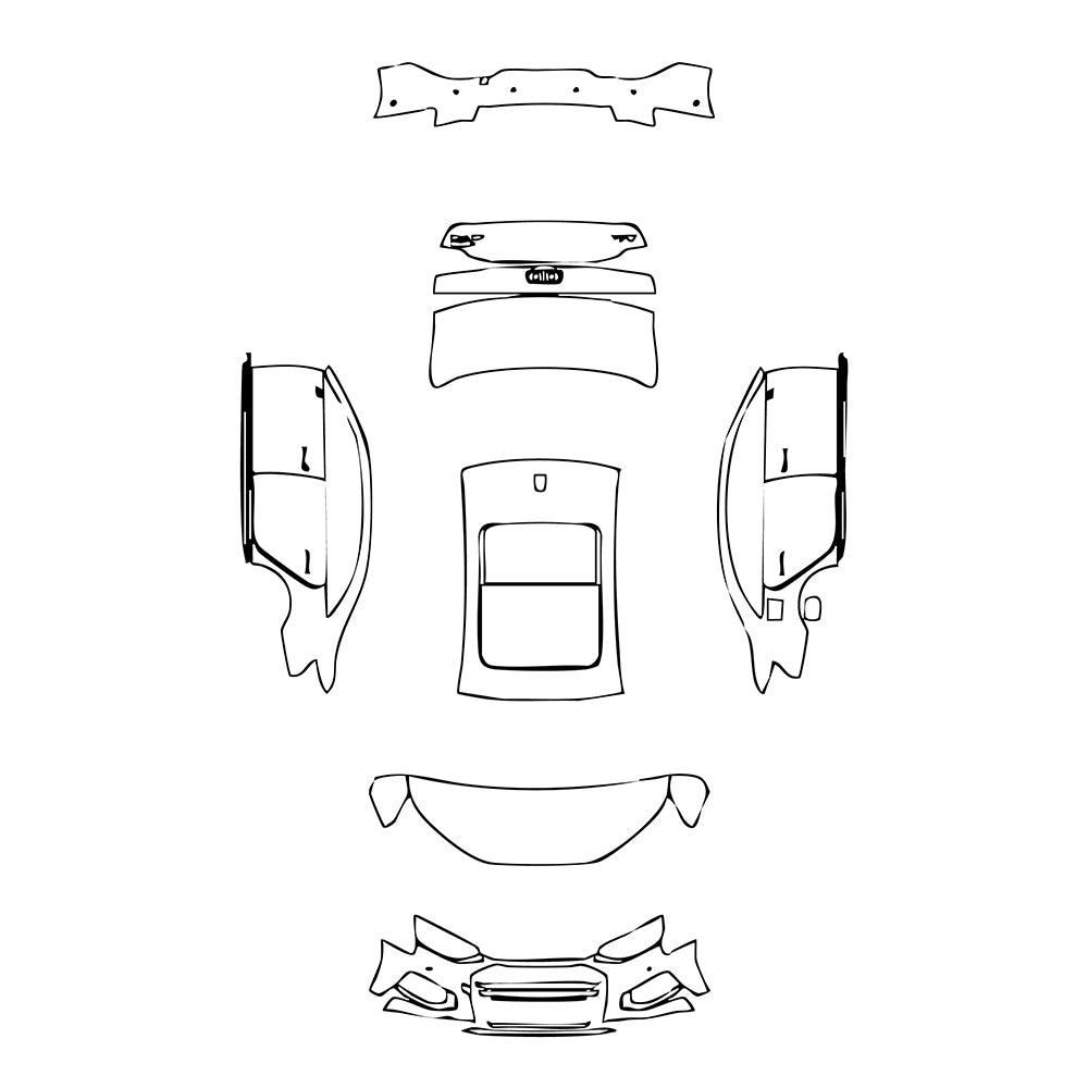 Pre-Cut PPF Audi A4 A4L Saloon Sedan Base 2021 - PPF-Kits