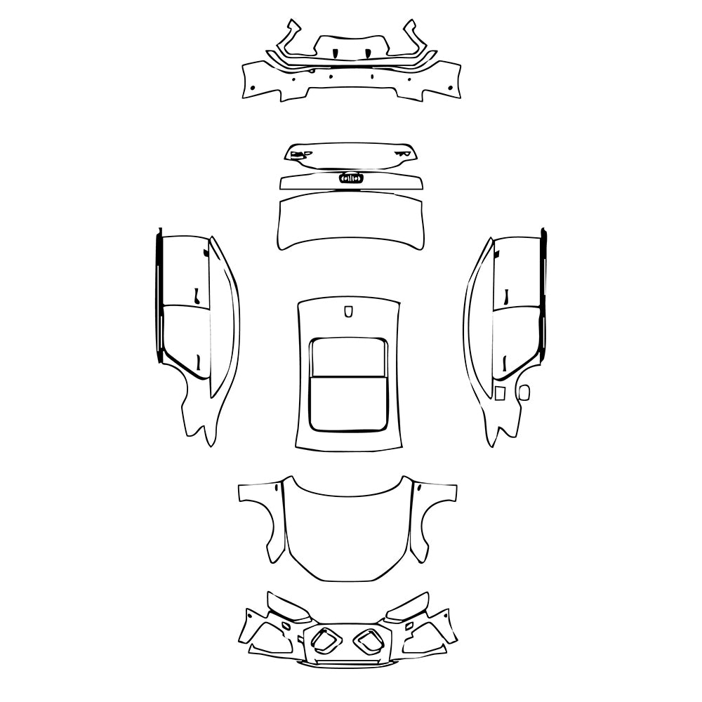 Pre-Cut PPF Audi A4 A4L Saloon Sedan S-line 2020 - PPF-Kits