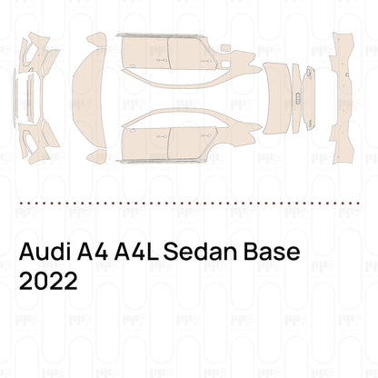 Pre-Cut PPF Audi A4 A4L Sedan Base 2022