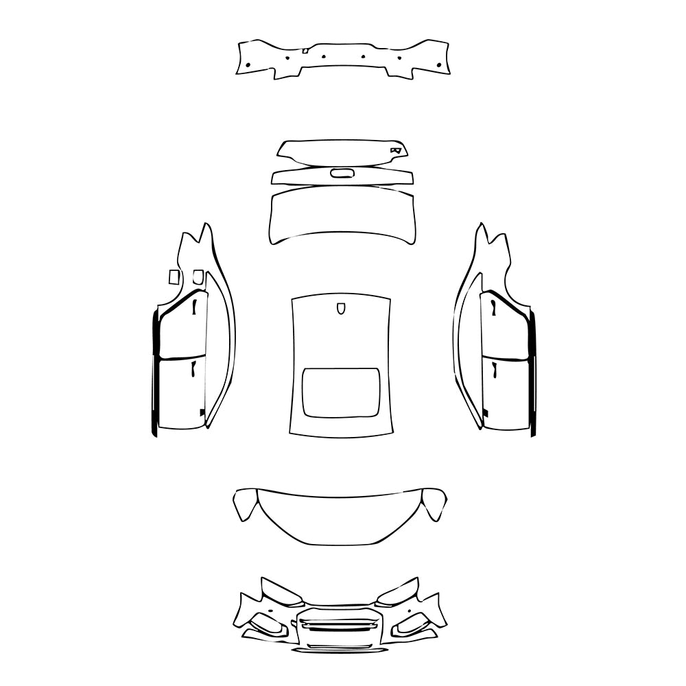 Pre-Cut PPF Audi A4 A4 Saloon Sedan Base 2023 - PPF-Kits