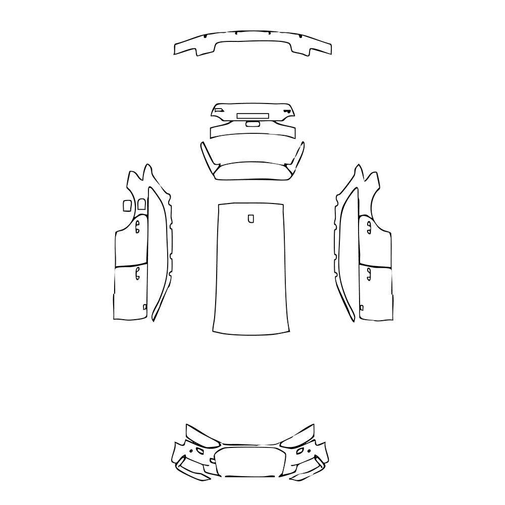 Pre-Cut PPF Audi A4 A4 allroad quattro 2021 - PPF-Kits