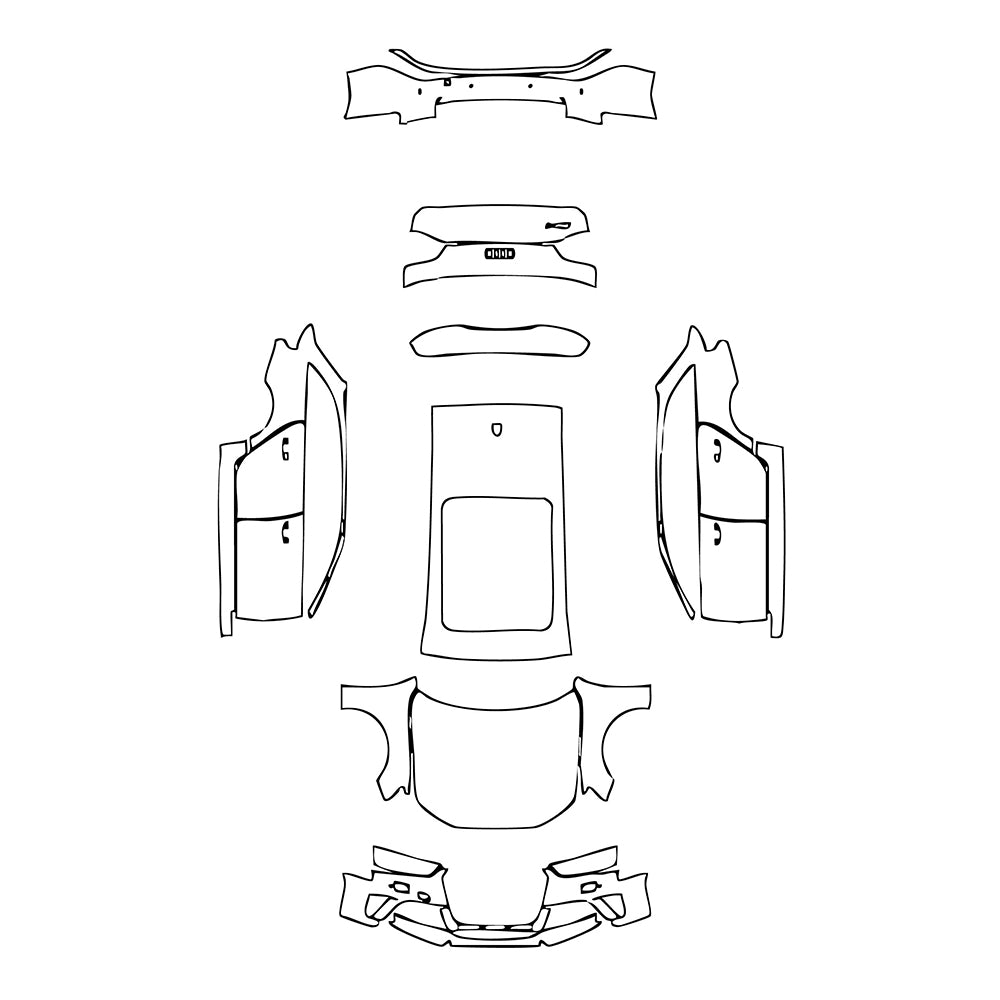 Pre-Cut PPF Audi A4 RS4 Avant 2014 - PPF-Kits
