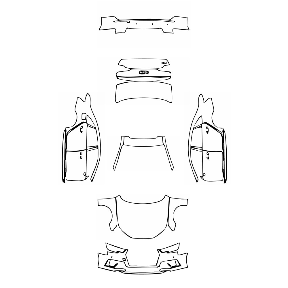 Pre-Cut PPF Audi A4 S4 Saloon Sedan 2019 - PPF-Kits