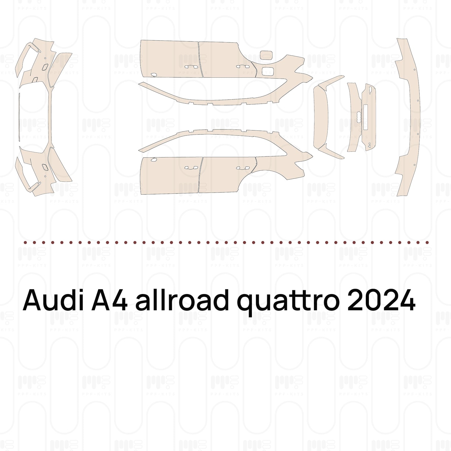 Pre-Cut PPF Audi A4 allroad quattro 2024