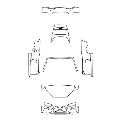 Pre-Cut PPF Audi A5 A5 Cabriolet S-line 2024 - PPF-Kits