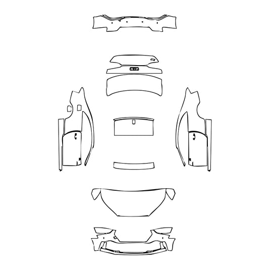 Pre-Cut PPF Audi A5 A5 Coupe Base 2022 - PPF-Kits