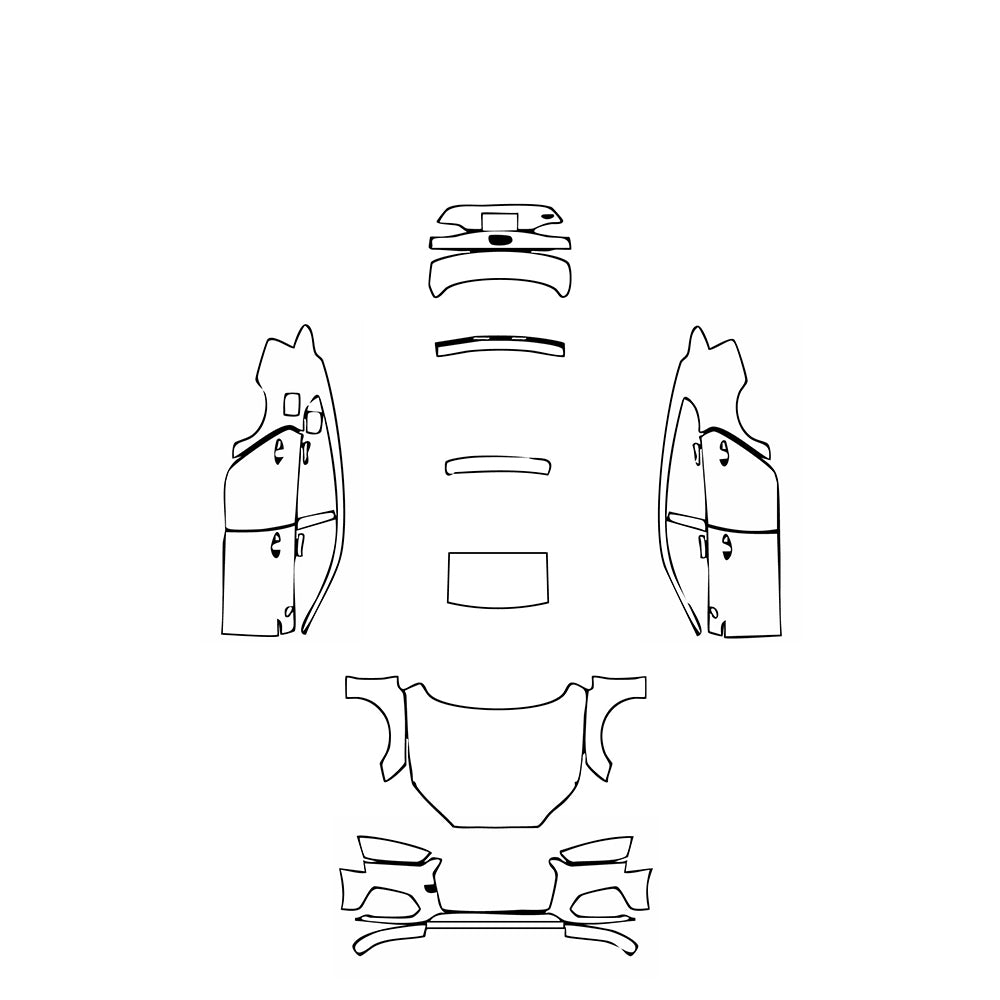 Pre-Cut PPF Audi A5 A5 Sportback Base 2017 - PPF-Kits