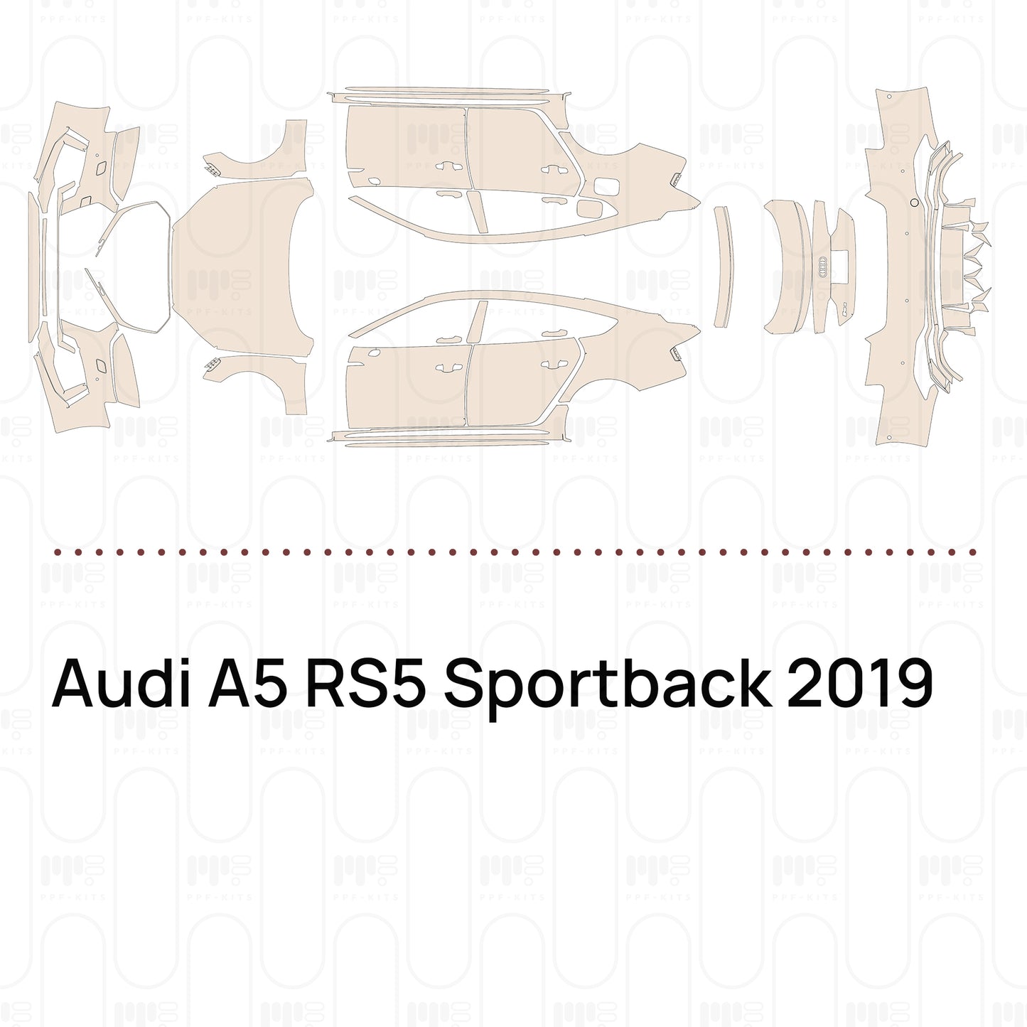 Pre-Cut PPF Audi A5 RS5 Sportback 2019