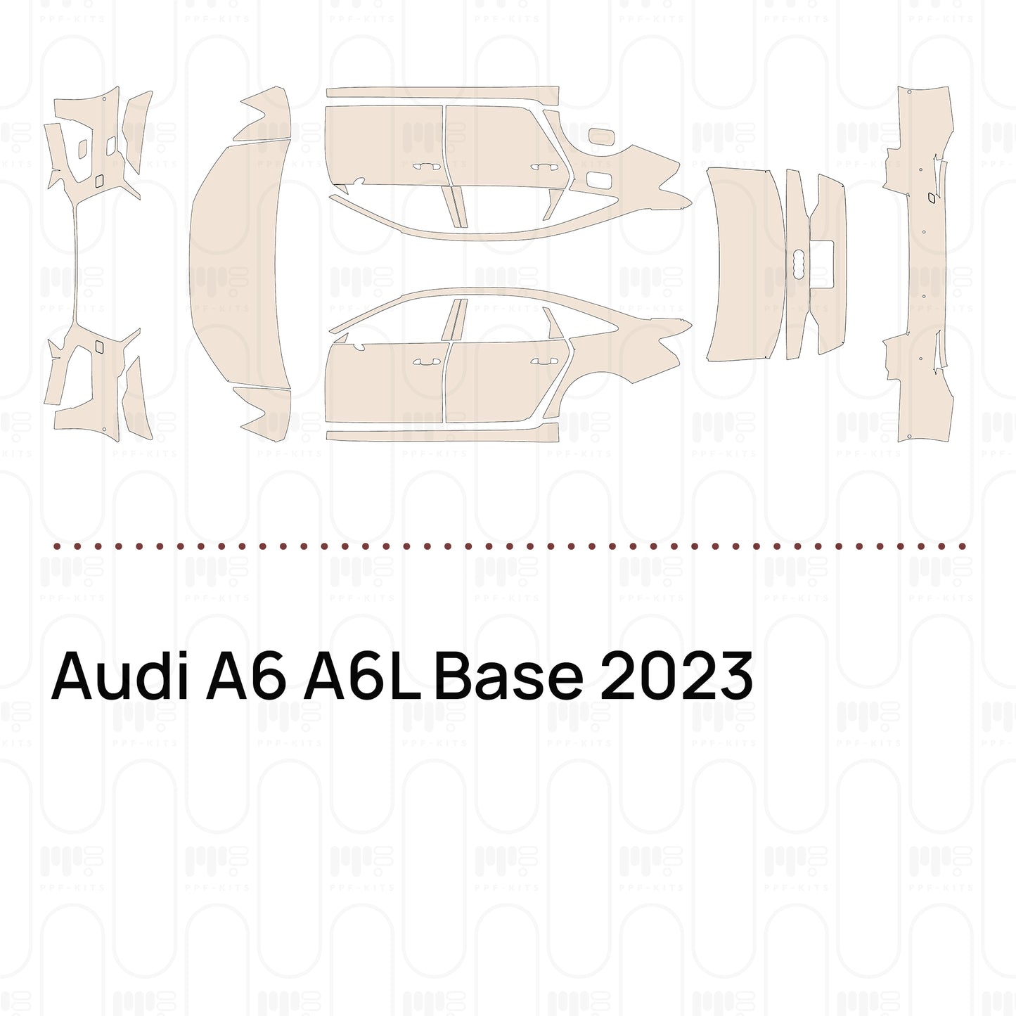 Pre-Cut PPF Audi A6 A6L Base 2023