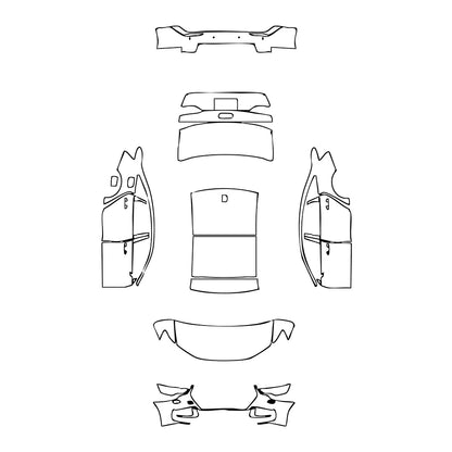 Pre-Cut PPF Audi A6 A6L S-line 2024 - PPF-Kits
