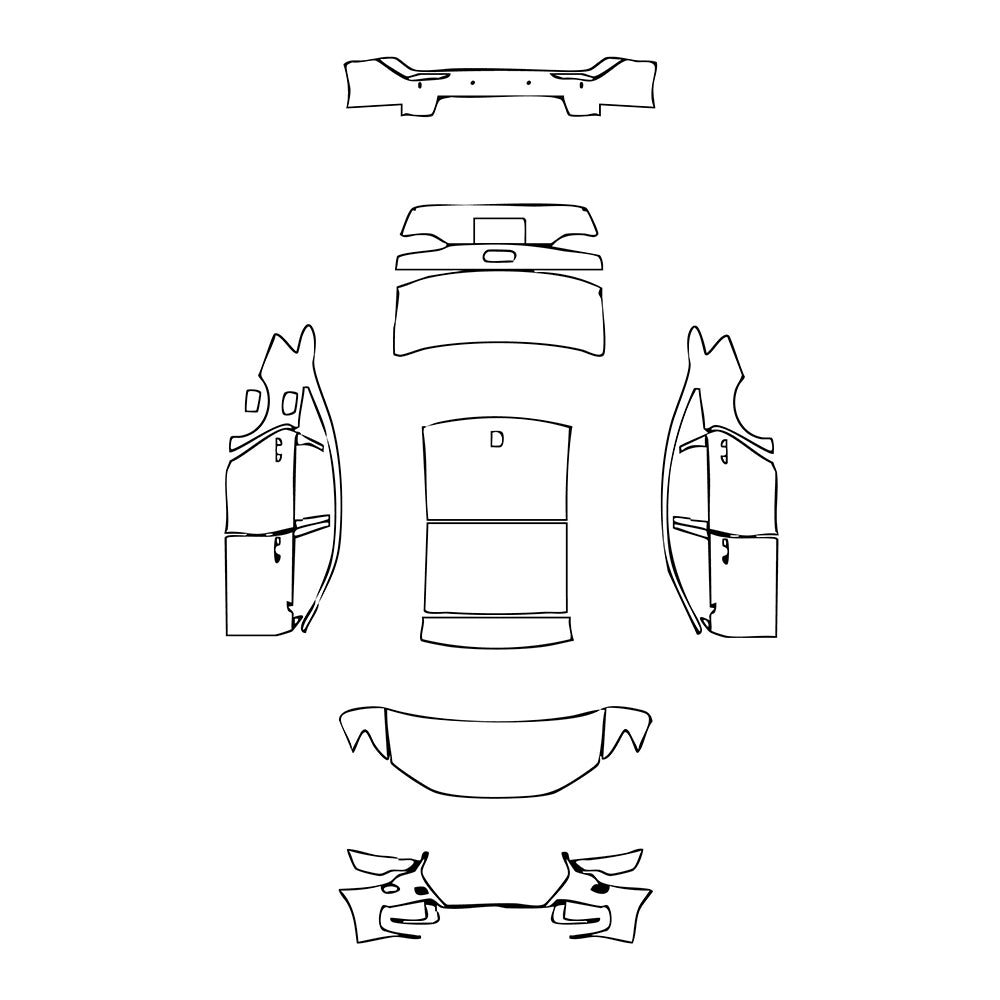 Pre-Cut PPF Audi A6 A6L S-line 2025 - PPF-Kits