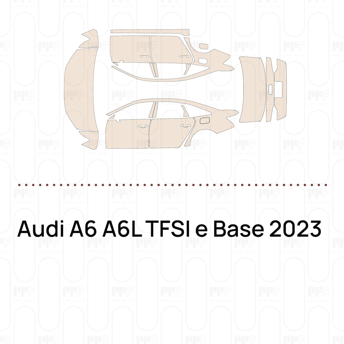 Pre-Cut PPF Audi A6 A6L TFSI e Base 2023