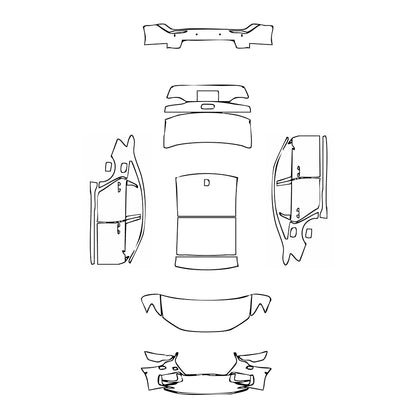 Pre-Cut PPF Audi A6 A6L TFSI e S-Line 2021 - PPF-Kits