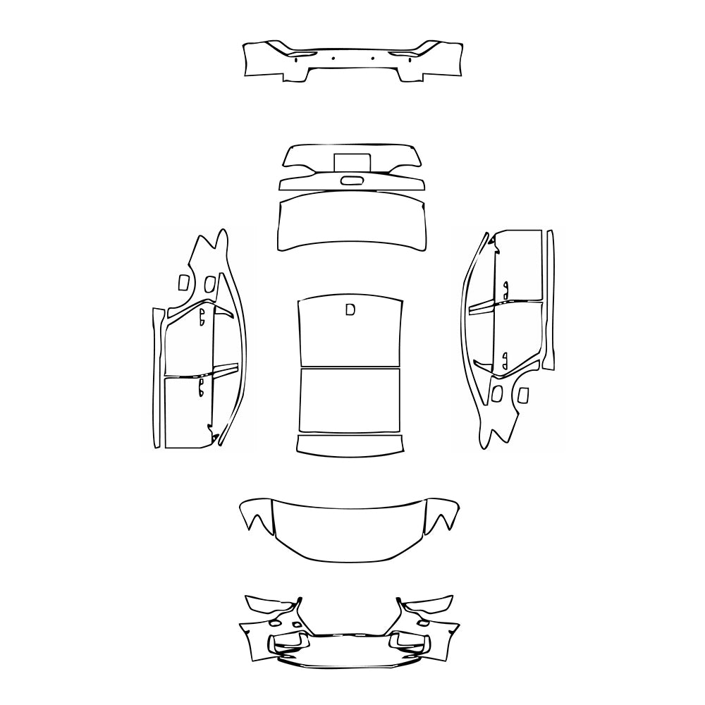 Pre-Cut PPF Audi A6 A6L TFSI e S-Line 2024 - PPF-Kits
