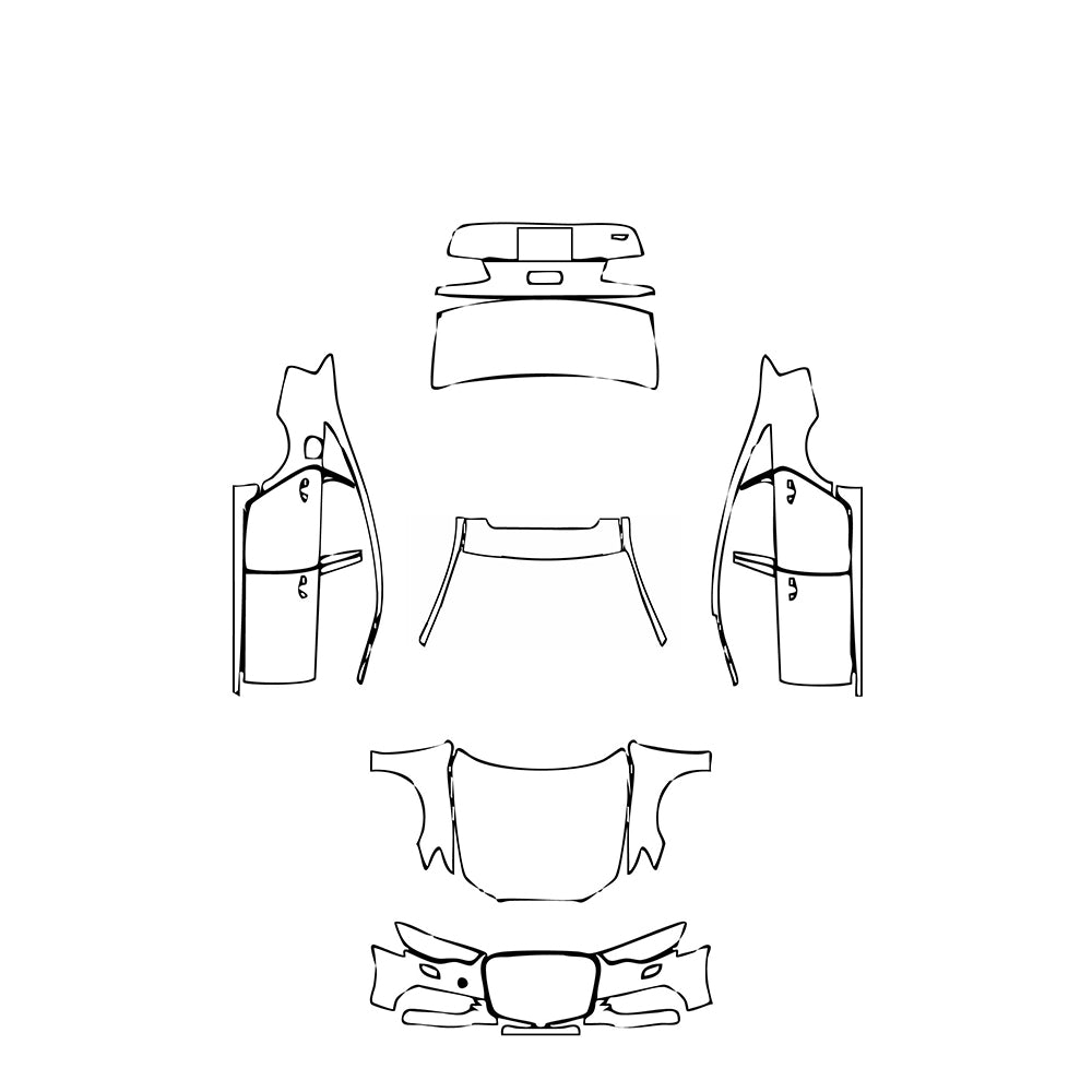 Pre-Cut PPF Audi A6 A6 Base 2014 - PPF-Kits