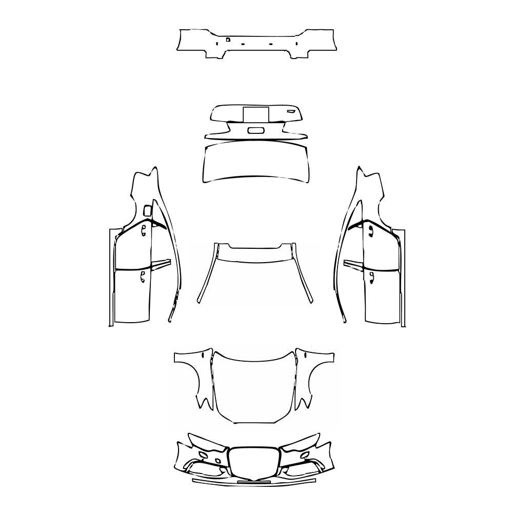 Pre-Cut PPF Audi A6 A6 S-line 2014 - PPF-Kits