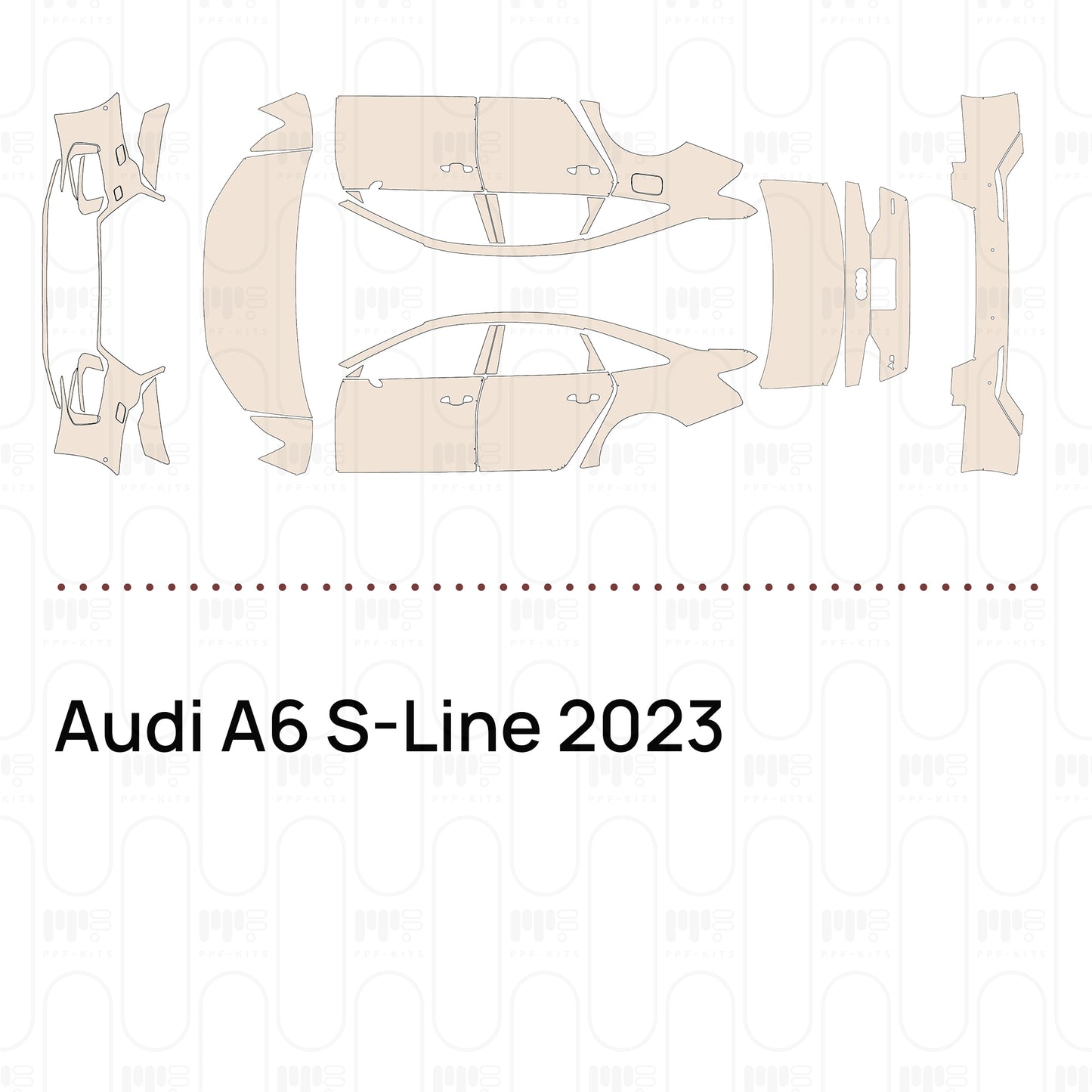 Pre-Cut PPF Audi A6 S-Line 2023